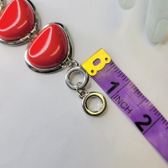 Red Toggle Bracelet - Picture 8 of 11